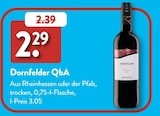 Dornfelder QbA im ALDI SÜD Prospekt Dornfelder QbA im aktuellen ALDI SÜD Prospekt für 2,29 €