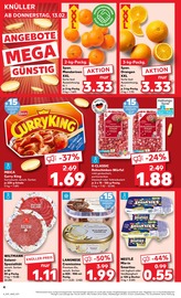 Aktueller Kaufland Prospekt mit Currywurst, "UNSERE MEGA ANGEBOTE", Seite 4