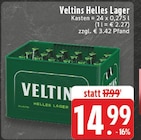 Helles Lager Angebote von Veltins bei E center Bad Salzuflen für 14,99 €