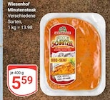 Minutensteak von Wiesenhof für 5,59 € bei GLOBUS im Angebot Minutensteak von Wiesenhof im aktuellen GLOBUS Prospekt