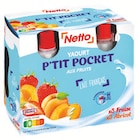 Promo P'tit pocket - yaourt à boire gourde à 3,67 € dans le catalogue Netto à Odos