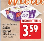 Stollenkonfekt von GUT&GÜNSTIG für 3,59 € bei EDEKA im Angebot Stollenkonfekt von GUT&GÜNSTIG im aktuellen EDEKA Prospekt