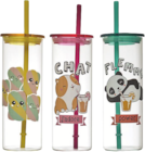 Verre avec paille - Maxi Bazar à Cachan Verre avec paille en promo chez Maxi Bazar Cachan à 5,99 €