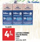 LAIT DES 3 FERMES D'ILE DE FRANCE LSDH à Auchan dans Malakoff LAIT DES 3 FERMES D'ILE DE FRANCE LSDH à Auchan dans Malakoff