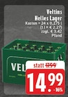 Helles Lager bei E center im Krefeld Prospekt für 14,99 €
