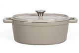 Casserole Livoo Cocotte ovale en fonte gris - Livoo dans le catalogue Darty