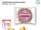 Bourbon-Vanille Herzwaffeln im Angebot bei GLOBUS in Mannheim Bourbon-Vanille Herzwaffeln Angebote von Globus bei GLOBUS Mannheim für 1,39 €