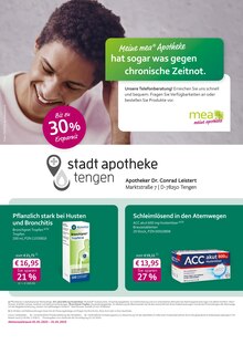 Aktueller mea - meine apotheke Prospekt "Unsere Januar-Angebote" Seite 1 von 6 Seiten für Tengen