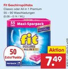 Geschirrspültabs Angebote von Fit bei Netto Marken-Discount Görlitz für 7,49 €