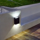 Applique solaire led noir "brith" en promo chez Brico Dépôt Applique solaire led noir "brith" dans le catalogue Brico Dépôt