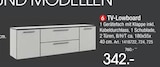 Aktuelle Fernseher Angebote bei Zurbrüggen in Lünen Aktuelles TV-Lowboard Angebot bei Zurbrüggen in Lünen ab 342,00 €
