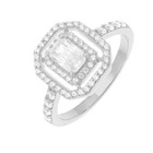 E.Leclerc - Bague en argent rhodié et oxydes de zirconium : offre du catalogue Promo Bague en argent rhodié et oxydes de zirconium à 32,00 € dans le catalogue E.Leclerc ""