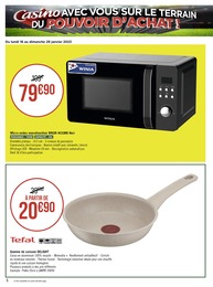 Prix et réduction Tefal dans le prospectus Géant Casino en cours Offre Tefal dans le catalogue Géant Casino du moment à la page 6