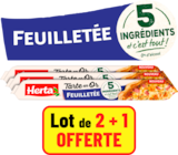 PÂTE FEUILLETÉE TARTE EN OR HERTA - HERTA dans le catalogue Auchan Hypermarché