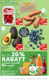 Kaufland Heidelbeeren im Prospekt 