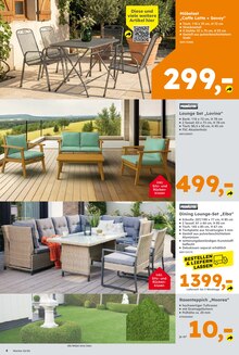Gartenmöbel im Globus-Baumarkt Prospekt "Immer eine Idee besser" mit 16 Seiten (Halle (Saale))