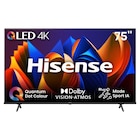 Téléviseur QLED 4K* - 187 cm - HISENSE en promo chez Carrefour Puteaux à 799,99 €