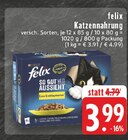 Katzennahrung im Angebot bei E center in Niederkassel Katzennahrung Angebote von felix bei E center Niederkassel für 3,99 €