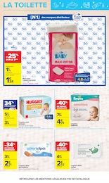 Prix et réduction Lingette Bébé dans le prospectus Carrefour en cours Offre Lingette Bébé dans le catalogue Carrefour du moment à la page 8