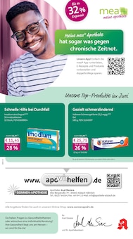 Aktueller mea - meine apotheke Prospekt (Bensheim, 4 Seiten zum blättern mea - meine apotheke Prospekt Unsere Juni-Angebote mit 4 Seiten