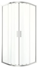 Accès d'angle circulaire "Beloya" l.90 cm en verre transparent - GoodHome en promo chez Brico Dépôt Saint-Denis à 279,00 €