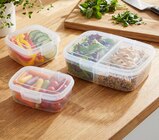 3 boîtes alimentaires - Gifi 3 boîtes alimentaires à 4,50 € dans le catalogue Gifi