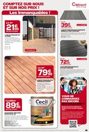 Prix et réduction Saturateur dans le prospectus Gedimat en cours Offre Saturateur dans le catalogue Gedimat du moment à la page 5