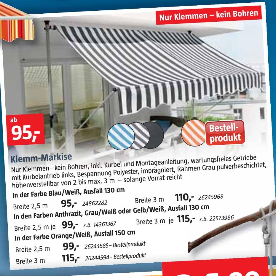 Markise kaufen » günstige Markise Angebote zum Top Preis