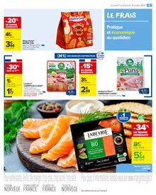 Promotion Saumon Fumé dans le prospectus Carrefour Market, valable du 07/10/2025 au 19/10/2025 Promo Saumon Fumé dans le catalogue Carrefour Market du moment à la page 7