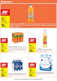 Prix et réduction Limonade dans le prospectus Carrefour en cours Offre Limonade dans le catalogue Carrefour du moment à la page 46