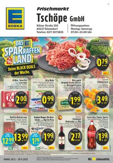 Aktueller EDEKA Prospekt "Aktuelle Angebote" Seite 1 von 24 Seiten für Düsseldorf