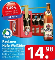 Paulaner Hefe-Weißbier bei famila Nordost in Stade Paulaner Hefe-Weißbier im Angebot bei famila Nordost Stade für 14,98 €