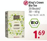 Bio-Tee im Rossmann Prospekt Bio-Tee von King’s Crown im aktuellen Rossmann Prospekt für 1,69 €