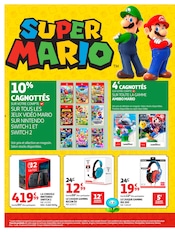 Promos Nintendo Switch dans le catalogue "LA RENTRÉE À PRIX K.O." de Auchan Hypermarché Nintendo Switch en promo dans le catalogue Auchan Hypermarché à la page 2