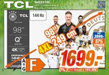 TV 98QLED 780 Angebote von TCL bei expert Eppelborn für 1.699,00 €