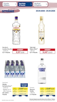 Wodka im METRO Prospekt "Wochenangebote" mit 52 Seiten (Nürnberg)