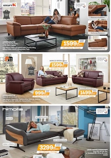 Sofa im aktuellen Möbel Kraft Prospekt (Berlin) Sofa im Möbel Kraft Prospekt "HERBST SPAR-WOCHEN!" mit 20 Seiten (Berlin)