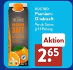 Premium Direktsaft von Rio D'Oro für 2,65 € bei ALDI SÜD im Angebot Premium Direktsaft von Rio D'Oro im aktuellen ALDI SÜD Prospekt