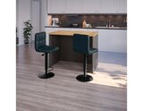 Lot de 2 tabourets réglables en hauteur "Lagan" gris/noir - Dim. : l. 45 x P. 52 x H. 88 à 109 cm. - Brico Dépôt à Sarcelles Lot de 2 tabourets réglables en hauteur "Lagan" gris/noir - Dim. : l. 45 x P. 52 x H. 88 à 109 cm. en promo chez Brico Dépôt Sarcelles à 69,90 €