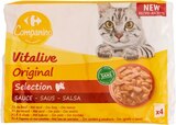 Aliment complet pour chats adultes - CARREFOUR COMPANINO VITALIVE dans le catalogue Carrefour