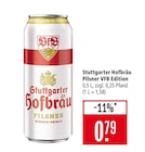 Aktuelle Bier Angebote bei Marktkauf in Schwäbisch Gmünd Aktuelles Pilsner VFB Edition Angebot bei Marktkauf in Schwäbisch Gmünd ab 0,79 €