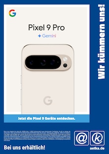 Handy im aetka Prospekt "Jetzt die Pixel 9 Geräte entdecken." mit 1 Seiten (Paderborn)