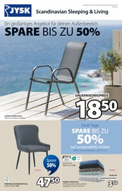 Küchenmöbel im JYSK Prospekt in Eisenach Aktueller JYSK Prospekt mit Küchenmöbel, "Scandinavian Sleeping & Living - SPARE BIS ZU 50%", Seite 1