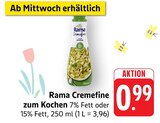 Cremfine zum Kochen 7% Fett Angebote von Rama bei E center Neu-Ulm für 0,99 €