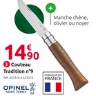 Promo Couteau Tradition n°9 à 14,90 € dans le catalogue Mr. Bricolage à Ajaccio