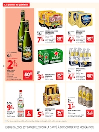 Prix et réduction Bière dans le prospectus Auchan Supermarché en cours Offre Bière dans le catalogue Auchan Supermarché du moment à la page 26