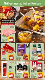 Bratwurst im REWE Prospekt in Stralsund Aktueller REWE Prospekt mit Bratwurst, "Dein Markt", Seite 4