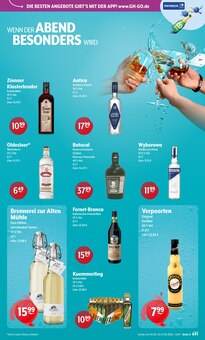 Gin im aktuellen Getränke Hoffmann Prospekt (Potsdam) Gin im Getränke Hoffmann Prospekt "Aktuelle Angebote" mit 10 Seiten (Potsdam)