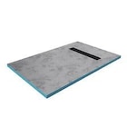 Receveur de douche à carreler avec caniveau intégré - 120x80cm - Brico Cash à Bourg-en-Bresse Receveur de douche à carreler avec caniveau intégré - 120x80cm en promo chez Brico Cash Bourg-en-Bresse à 199,00 €
