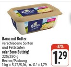 Aktuelle Rama Angebote bei nah und gut in Würzburg Aktuelles mit Butter Angebot bei nah und gut in Würzburg ab 1,29 €